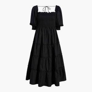 Hill House Nesli dress black dot